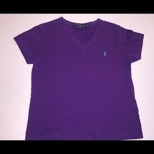 Ralph Lauren Sport purple V-Neck